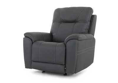 CANNOCK MIDNIGHT LEATHER 4P POWER RECLINER,MOTM