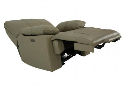 ODESSA TAUPE LEATHER 1P POWER ZERO GRAVITY RECLINER,CHEERS