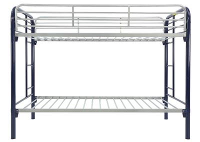 Image for MADISYN BLUE/SILVER TWIN/TWIN BUNKBED
