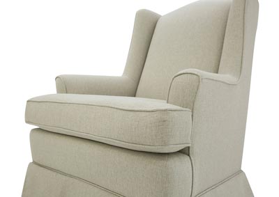 NATASHA BEIGE SWIVEL GLIDER Ivan Smith Furniture