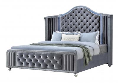 CAMEO KING BED,CROWN MARK INT.