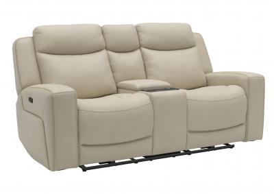 ADELINE PRISTINE POWER LOVESEAT WITH CONSOLE,KUKA