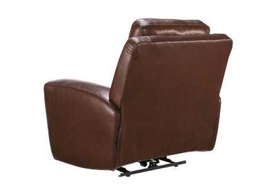 MOMENTUM MAHOGANY LEATHER 2P POWER RECLINER WITH ADJUSTABLE HEADREST,ASHLEY FURNITURE INC.