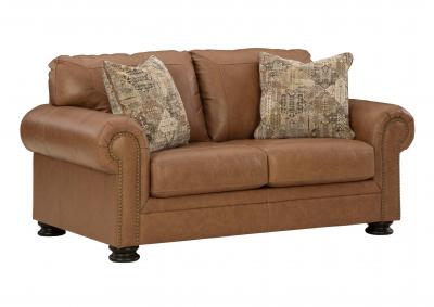 CARIANNA CARAMEL LEATHER LOVESEAT,ASHLEY FURNITURE INC.