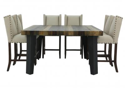 Image for VICTORIA 7 PIECE BARSTOOL DINING SET