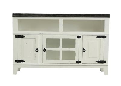 Image for LAWMAN WHITE/WEATHERED 50" MEDIA CONSOLE