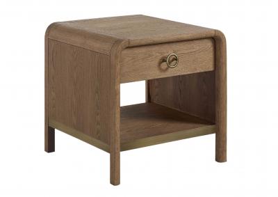 ELURE LATTE END TABLE,BERNARDS, INC.