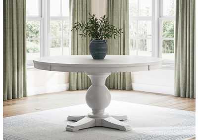 CHADWORTH WHITE DINING TABLE,ASHLEY FURNITURE INC.