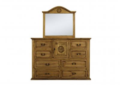 Image for MANSION TEXAS STAR DRESSER AND MIRROR