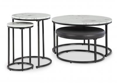 JUSMOUR 4 PIECE NESTING OCCASIONAL TABLE SET,ASHLEY FURNITURE INC.