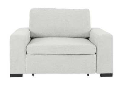 LACHLAN NICKEL POWER RECLINER WITH SLIDING CHAISE