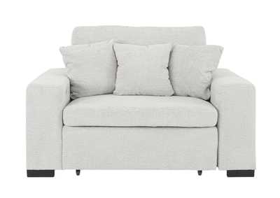 LACHLAN NICKEL POWER RECLINER WITH SLIDING CHAISE,CHEERS