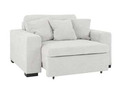 LACHLAN NICKEL POWER RECLINER WITH SLIDING CHAISE,CHEERS