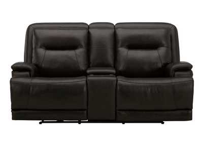 Image for BROCKTON CHARCOAL 3P POWER CONSOLE LOVESEAT WITH POWER HEADREST AND LUMBAR
