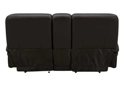 BROCKTON CHARCOAL 3P POWER CONSOLE LOVESEAT WITH POWER HEADREST AND LUMBAR,KUKA