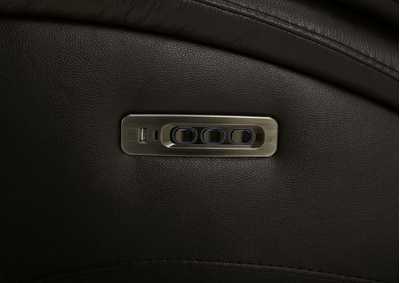 BROCKTON CHARCOAL 3P POWER CONSOLE LOVESEAT WITH POWER HEADREST AND LUMBAR,KUKA