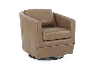 NOVA HAVANA LEATHER GLIDE SWIVEL CHAIR,MNDY