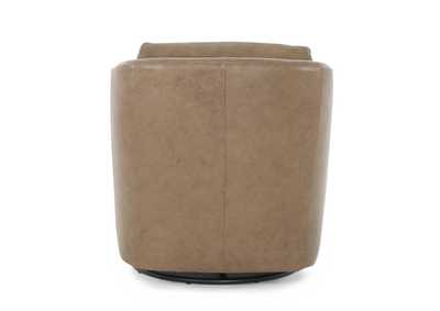 NOVA HAVANA LEATHER GLIDE SWIVEL CHAIR,MNDY