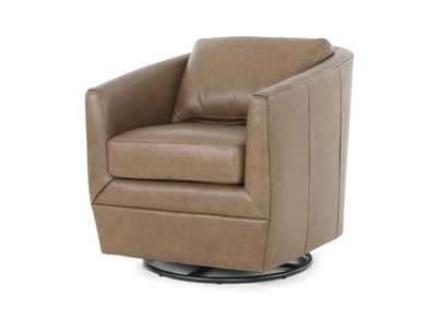 NOVA HAVANA LEATHER GLIDE SWIVEL CHAIR,MNDY