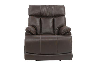 CLIVE POWER BROWN RECLINER P3