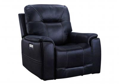 LEXINGTON OCEAN BLUE POWER MEDIA RECLINER,STEVE SILVER COMPANY