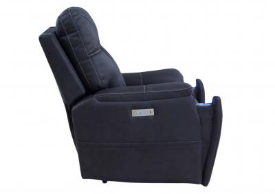 LEXINGTON OCEAN BLUE POWER MEDIA RECLINER,STEVE SILVER COMPANY