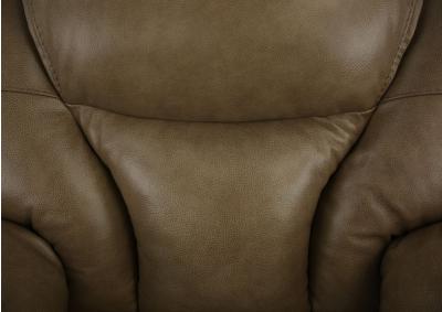 MUSTANG STONE LEATHER ROCKER RECLINER,HOMESTRETCH