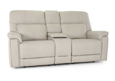 CANNES DOVE 3P POWER CONSOLE LOVESEAT,MOTM