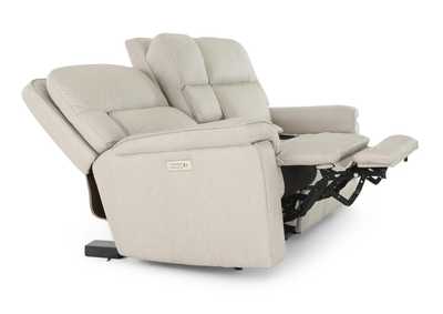 CANNES DOVE 3P POWER CONSOLE LOVESEAT,MOTM