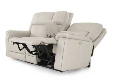 CANNES DOVE 3P POWER CONSOLE LOVESEAT,MOTM