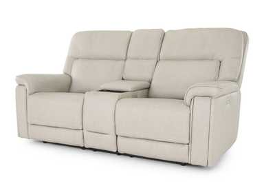 CANNES DOVE 3P POWER CONSOLE LOVESEAT,MOTM