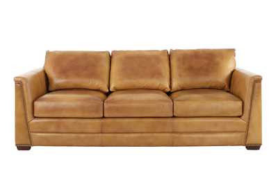Image for VENETIAN COGNAC LEATHER SOFA