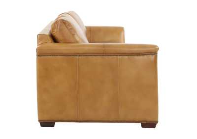 VENETIAN COGNAC LEATHER SOFA,MNDY