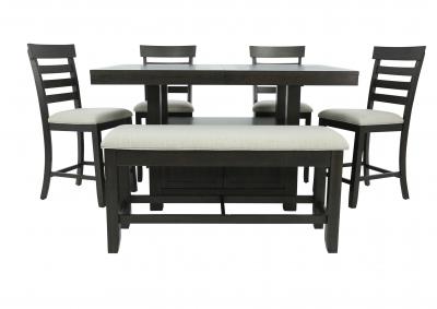 Image for COLORADO 6 PIECE COUNTER HEIGHT DINING SET