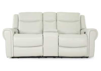 Image for CONWAY FOG ZERO GRAVITY RECLINING CONSOLE LOVESEAT