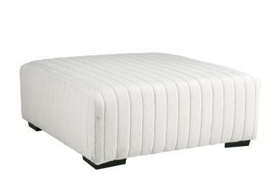 Image for DOODLE IVORY OTTOMAN