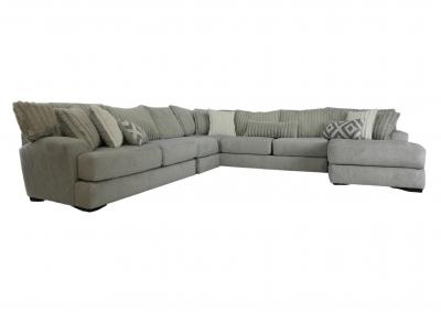 MONDO SILVER 4 PIECE SECTIONAL,ALBANY INDUSTRIES, INC.