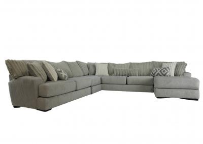 MONDO SILVER 4 PIECE SECTIONAL,ALBANY INDUSTRIES, INC.