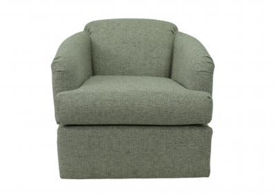 CASS HEATHER SWIVEL BARREL CHAIR