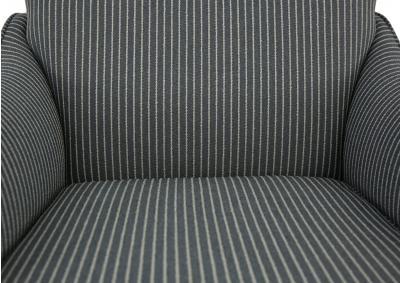 ASHELLE BLUE CHAMBRAY CLUB CHAIR,BEST CHAIRS INC