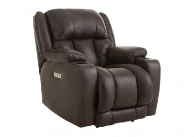 DREAMWEAVER CHOCOLATE ZERO GRAVITY RECLINER WITH CUPHOLDERS