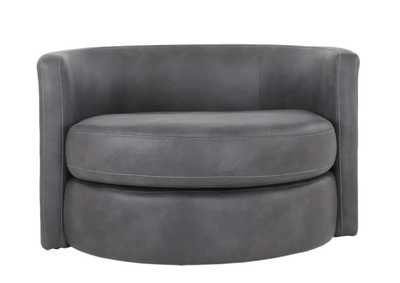 Image for CROW PEWTER SWIVEL CHAIR