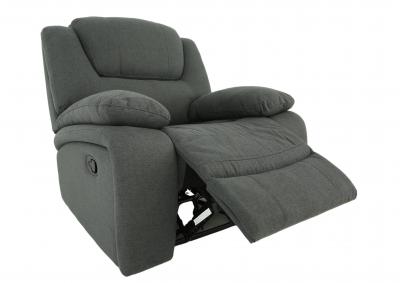 EASTON CHARCOAL RECLINER,CHEERS