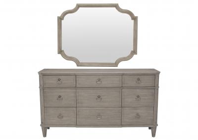 Image for MARQUESA GRAY DRESSER AND MIRROR