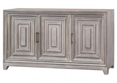 GRACE COSTELL GRAY 3 DOOR CONSOLE,ARDENT HOME