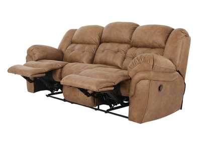 HAYGEN ALMOND RECLINING SOFA,HOMESTRETCH