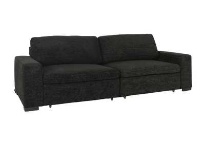 LACHLAN EBONY POWER SOFA WITH SLIDING SEATS,CHEERS
