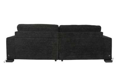 LACHLAN EBONY POWER SOFA WITH SLIDING SEATS,CHEERS