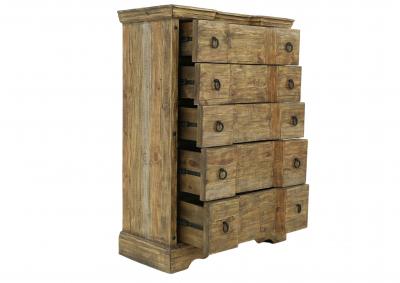 ST THOMAS WOOD TOP CHEST,DESIGN WORKS FURNITURE