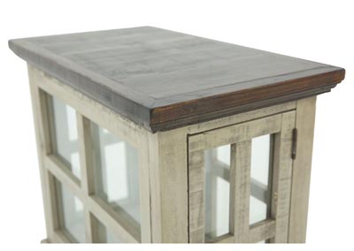 LANTERN GRAY/TOBACCO ACCENT TABLE,ARDENT HOME